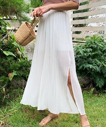 DHOLIC | スリットプリーツパンツ(その他パンツ)