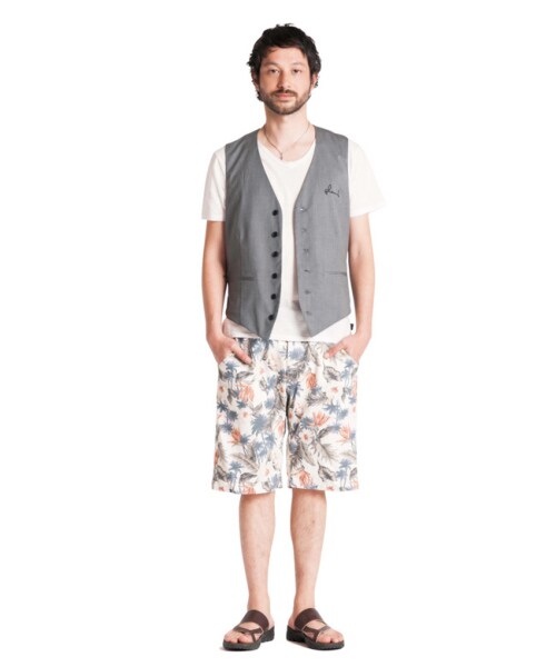 glamb（グラム）の「Halekulani shorts（パンツ・メンズ・Black/White・Size1/Size2/Size3/Size4）」の6枚目の写真