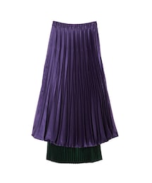 ELENDEEK | UN3D. レイヤードオリガミプリーツスカート(スカート)