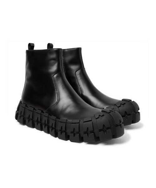 PRADA（プラダ）の「Prada Leather Chelsea Boots（ブーツ）」 - WEAR