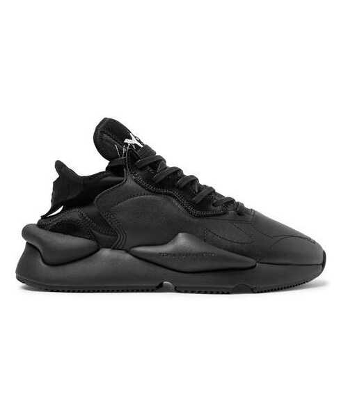 Y-3(ワイスリー)の「Y-3 Kaiwa Suede-Trimmed Leather And Neoprene Sneakers(スニーカー・メンズ・Black・9.5/9/8.5/8/10/12/11/10.5/7)」の4枚目の写真