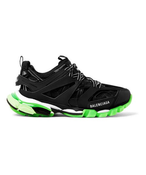 BALENCIAGA（バレンシアガ）の「Balenciaga Track Glow Nylon, Mesh And Rubber Sneakers（スニーカー・メンズ・Black・Eu41/Eu40/Eu39/Eu42/Eu46/Eu45/Eu44/Eu43）」の3枚目の写真