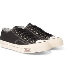 visvim Skagway Leather-Trimmed Canvas Sneakers