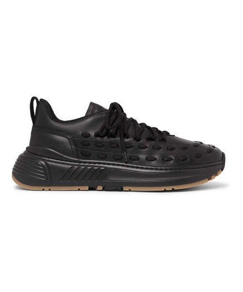 BOTTEGA VENETA(ボッテガヴェネタ)の「Bottega Veneta Leather Sneakers(スニーカー・メンズ・Black・Eu43/Eu41/Eu42)」の5枚目の写真