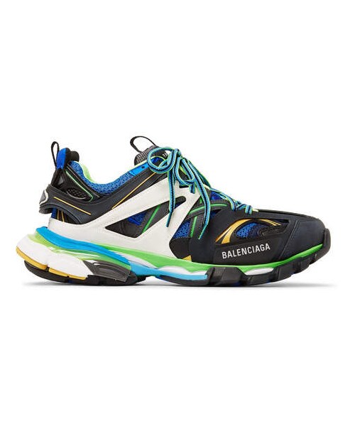 BALENCIAGA（バレンシアガ）の「Balenciaga Track Leather, Mesh And Rubber Sneakers（スニーカー・メンズ・Blue・Eu43/Eu45/Eu46/Eu44/Eu42/Eu40/Eu41/Eu39）」の4枚目の写真