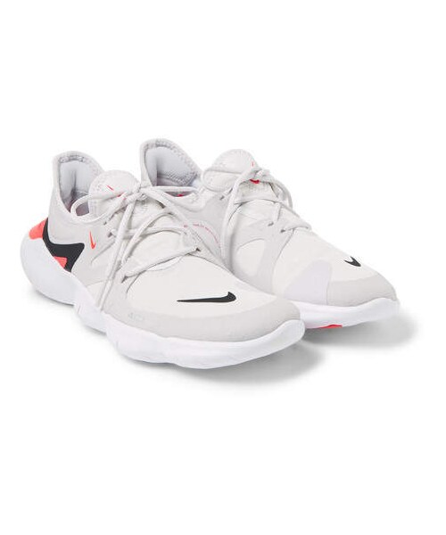 NIKE（ナイキ）の「Nike Running Free Rn 5.0 Mesh And Faux Suede Running Sneakers（スニーカー・メンズ・White・Us9/Us11/Us9.5/Us10/Us11.5/Us10.5/Us12/Us13/Us7/Us7.5/Us8）」の3枚目の写真