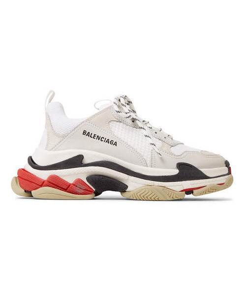 BALENCIAGA（バレンシアガ）の「Balenciaga Triple S Leather And Mesh Sneakers（スニーカー・メンズ・White・Eu41/Eu40/Eu39/Eu42/Eu46/Eu45/Eu44/Eu43）」の3枚目の写真