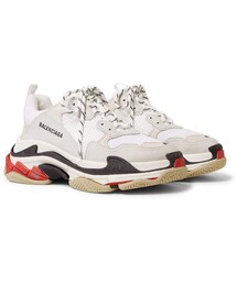 BALENCIAGA | Balenciaga Triple S Leather And Mesh Sneakers(スニーカー)