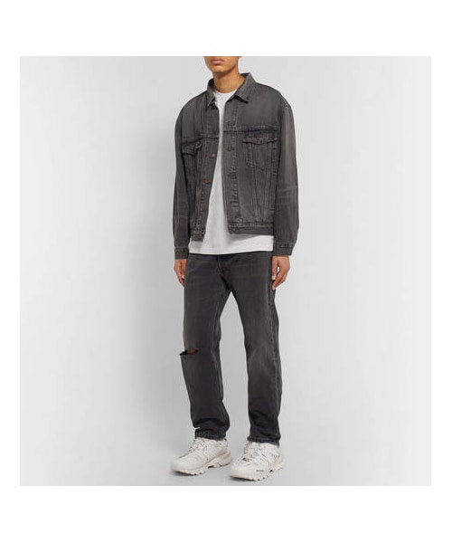 BALENCIAGA（バレンシアガ）の「Balenciaga Track Leather, Mesh And Rubber Sneakers（スニーカー・メンズ・White・Eu41/Eu40/Eu39/Eu42/Eu46/Eu45/Eu44/Eu43）」の2枚目の写真