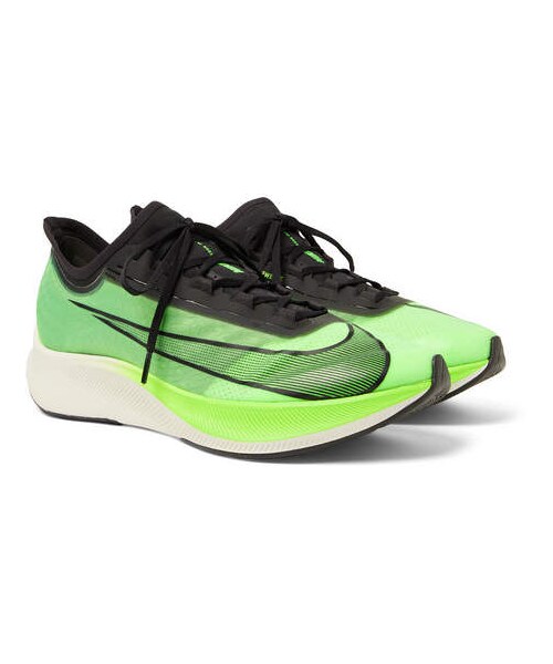 NIKE（ナイキ）の「Nike Running Zoom Fly 3 Logo-Print Vaporweave Running Sneakers（スニーカー・メンズ・Green・Us11.5/Us8/Us7.5/Us10.5/Us8.5/Us9.5/Us13/Us9/Us11/Us12/Us10）」の2枚目の写真