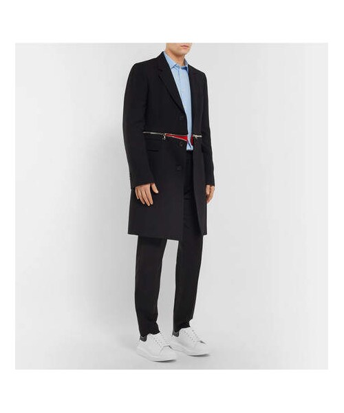 Alexander McQueen(アレキサンダーマックイーン)の「Alexander McQueen Exaggerated-Sole Leather Sneakers(スニーカー・メンズ・White・Eu44/Eu40/Eu45/Eu44.5/Eu41/Eu42.5/Eu43/Eu42/Eu39)」の4枚目の写真