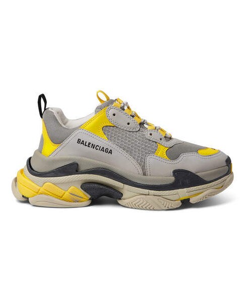 BALENCIAGA（バレンシアガ）の「Balenciaga Triple S Mesh And Leather Sneakers（スニーカー・メンズ・Gray・Eu45/Eu40/Eu44/Eu42/Eu43/Eu41）」の4枚目の写真