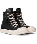 Rick Owens的「Rick Owens Cap-Toe Leather High-Top Sneakers（球鞋）」