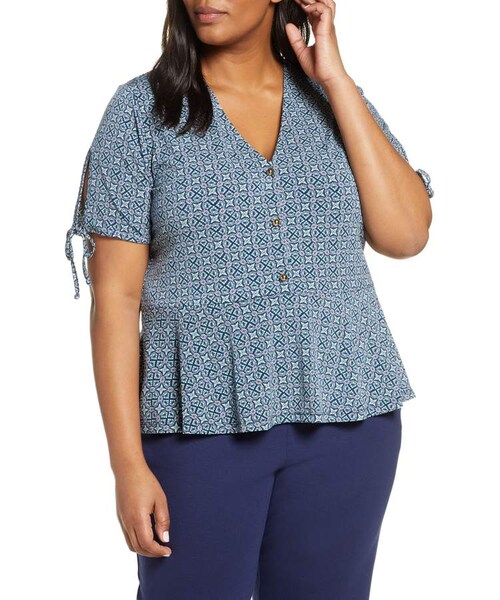 michael kors peplum top