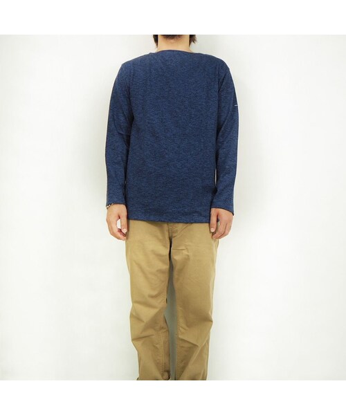 SAINT JAMES（セントジェームス）の「OUESSANT "MELANGE"[JEAN(MNVY)]13JCOUESCHIN（Tシャツ/カットソー・レディース・その他）」の5枚目の写真