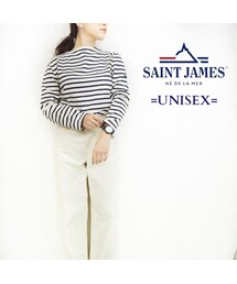 SAINT JAMES | OUESSANT "BORDER" [ ECRU/MARINE(NTNY) ]］(Tシャツ/カットソー)