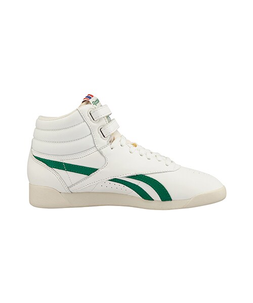 Reebok（リーボック）の「Reebok CLASSIC（リーボック クラシック）フリースタイル ハイ ビンテージ インスパイアド（その他・レディース・チョーク/スタジアムレッド/サンドトラップ/ブルーピーク/サンドトラップ/チョーク/ナイスグリーン/バイタルブルー/サンドトラップ/ワイルドカーキ/ブルーピーク/サンドトラップ/スタジアムレッド/チョーク/サンドトラップ/チョーク/ナイスグリーン/サンドトラップ・22.0cm/22.5cm/23.0cm/23.5cm/24.0cm/24.5cm/25.0cm/25.5cm/26.0cm）」の7枚目の写真