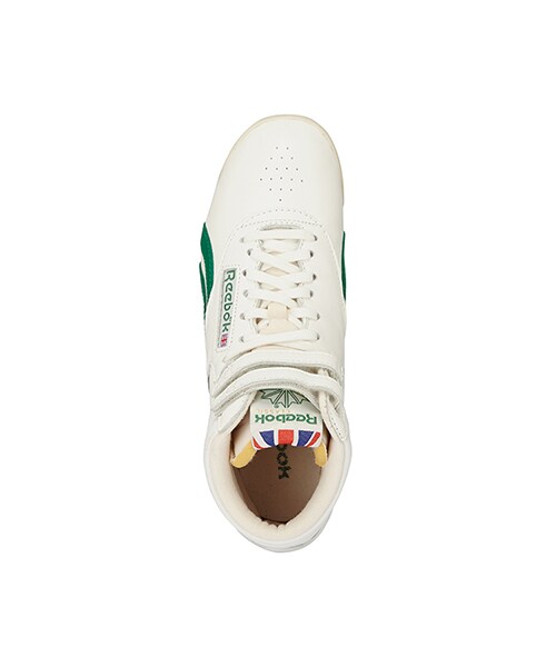 Reebok（リーボック）の「Reebok CLASSIC（リーボック クラシック）フリースタイル ハイ ビンテージ インスパイアド（その他・レディース・チョーク/スタジアムレッド/サンドトラップ/ブルーピーク/サンドトラップ/チョーク/ナイスグリーン/バイタルブルー/サンドトラップ/ワイルドカーキ/ブルーピーク/サンドトラップ/スタジアムレッド/チョーク/サンドトラップ/チョーク/ナイスグリーン/サンドトラップ・22.0cm/22.5cm/23.0cm/23.5cm/24.0cm/24.5cm/25.0cm/25.5cm/26.0cm）」の9枚目の写真