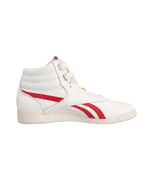 Reebok（リーボック）の「Reebok CLASSIC（リーボック クラシック）フリースタイル ハイ ビンテージ インスパイアド（その他・レディース・チョーク/スタジアムレッド/サンドトラップ/ブルーピーク/サンドトラップ/チョーク/ナイスグリーン/バイタルブルー/サンドトラップ/ワイルドカーキ/ブルーピーク/サンドトラップ/スタジアムレッド/チョーク/サンドトラップ/チョーク/ナイスグリーン/サンドトラップ・22.0cm/22.5cm/23.0cm/23.5cm/24.0cm/24.5cm/25.0cm/25.5cm/26.0cm）」の18枚目の写真