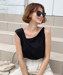 DHOLIC | ユニークネックスリーブレス(タンクトップ)