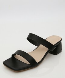 D&B By DABAGIRL | ダブルストラップヒールサンダル(サンダル)