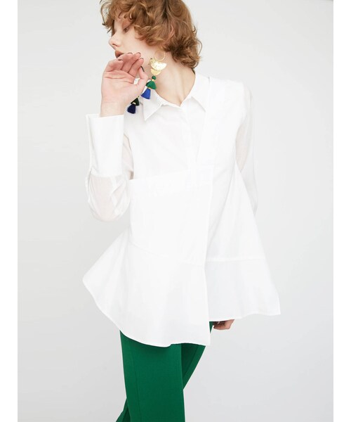 un3d LAYERED FRILL SHIRTS シャツ UN3D.（アンスリード）の「LAYERED FRILL SHIRTS（シャツ