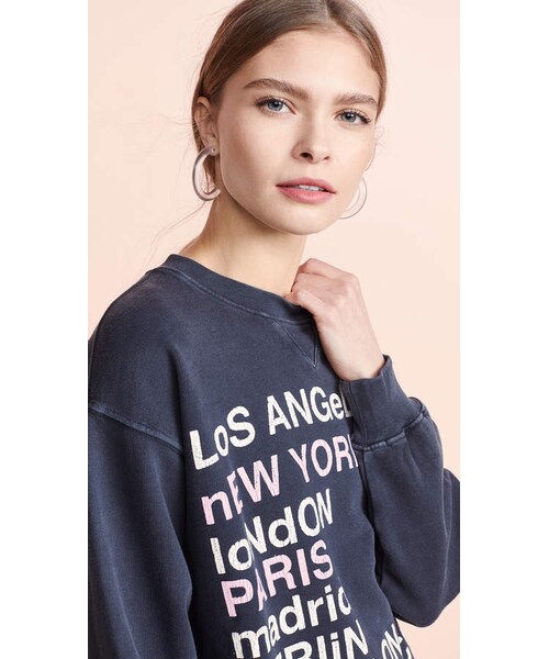anine bing city love sweatshirt