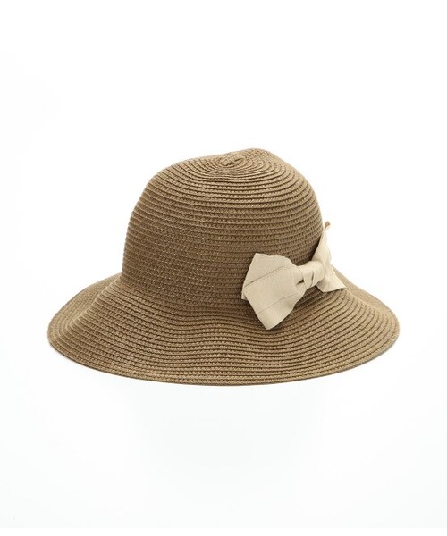 ROPE' PICNIC(ロペピクニック)の「ブレード折りたたみキャペリンハット(帽子・レディース・ブラック/ダークブラウン/ベージュ・F)」の4枚目の写真