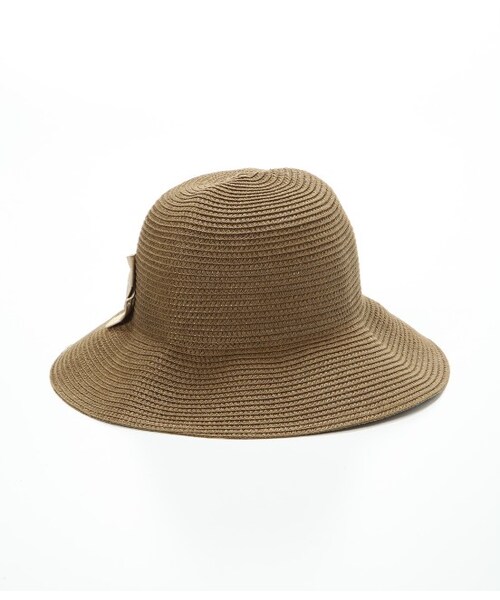 ROPE' PICNIC(ロペピクニック)の「ブレード折りたたみキャペリンハット(帽子・レディース・ブラック/ダークブラウン/ベージュ・F)」の6枚目の写真