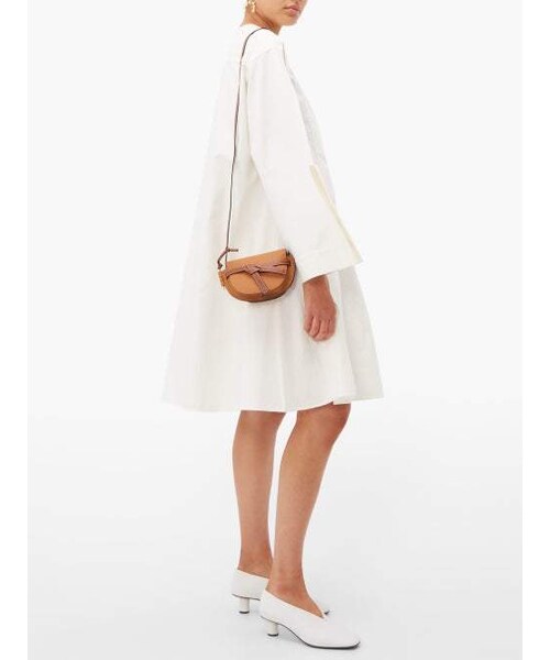 LOEWE(ロエベ)の「Loewe - Gate Mini Grained Leather Cross Body Bag - Womens - Tan Multi(ショルダーバッグ・レディース・Brown・One Size)」の2枚目の写真