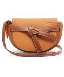 LOEWE | Loewe - Gate Mini Grained Leather Cross Body Bag - Womens - Tan Multi(ショルダーバッグ)