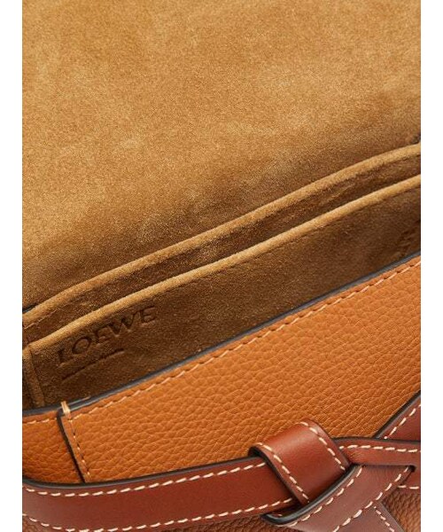 LOEWE(ロエベ)の「Loewe - Gate Mini Grained Leather Cross Body Bag - Womens - Tan Multi(ショルダーバッグ・レディース・Brown・One Size)」の4枚目の写真