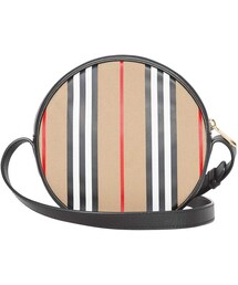 Burberry Stripe Canvas Crossbody Bag