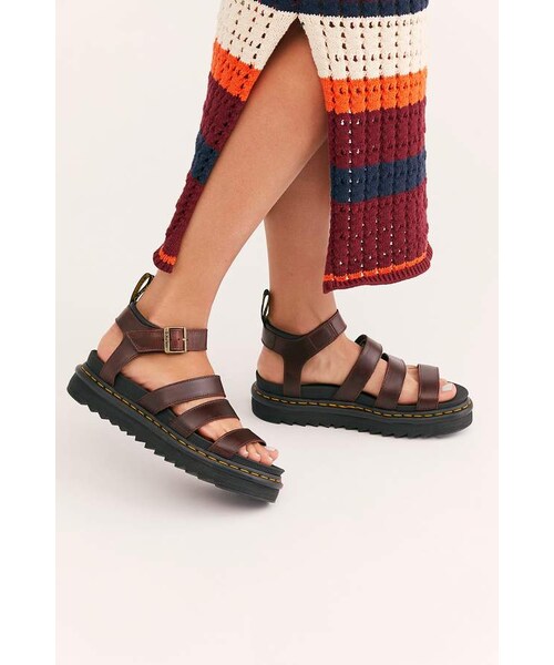 Dr. Martens(ドクターマーチン)の「Dr. Martens Blaire Brando Flatform Sandal(その他シューズ・レディース・Brown/Charro Brando・Us 5/Us 6/Us 7/Us 8/Us 9/Us 10/Us 11)」の2枚目の写真