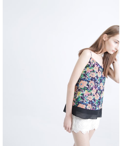 MEIER.Q（マイヤーキュー）の「CAMISOLE TOP（その他・レディース・黑/杏・S/M/L）」の9枚目の写真