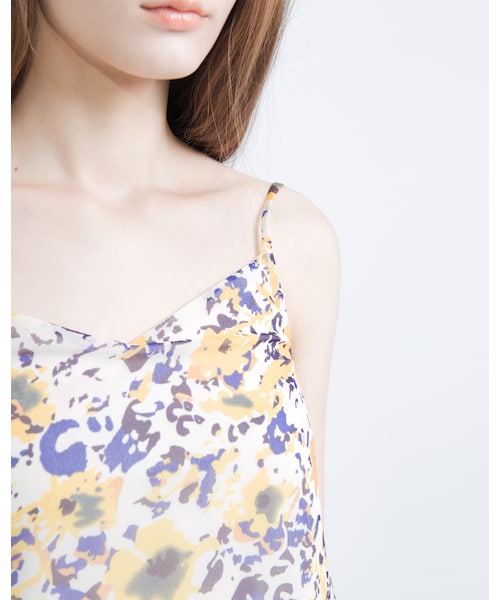 MEIER.Q（マイヤーキュー）の「CAMISOLE TOP（その他・レディース・黑/杏・S/M/L）」の5枚目の写真