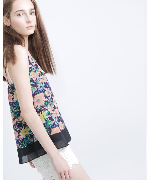 MEIER.Q（マイヤーキュー）の「CAMISOLE TOP（その他・レディース・黑/杏・S/M/L）」の8枚目の写真