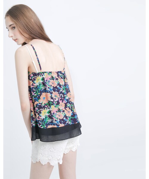MEIER.Q（マイヤーキュー）の「CAMISOLE TOP（その他・レディース・黑/杏・S/M/L）」の10枚目の写真