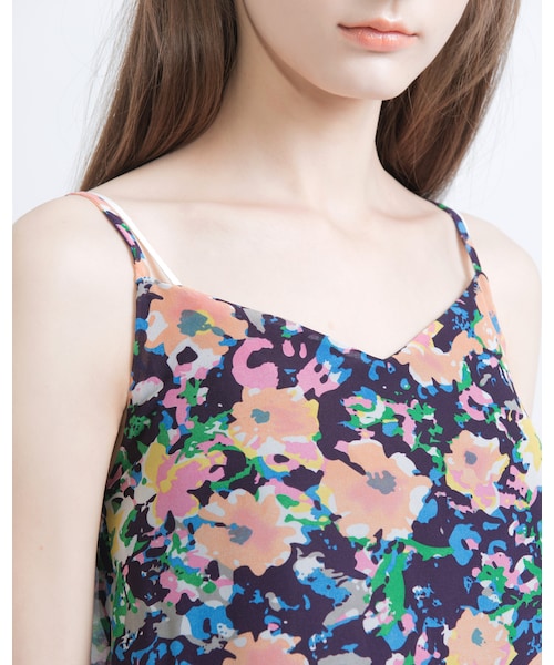 MEIER.Q（マイヤーキュー）の「CAMISOLE TOP（その他・レディース・黑/杏・S/M/L）」の11枚目の写真