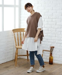 Crisp | カームタックチュニック(シャツ/ブラウス)