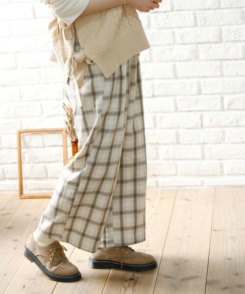 Crisp（クリスプ）の「フランネルチェックパンツ（その他パンツ）」 - WEAR