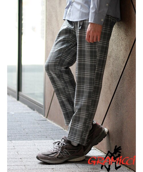 417 EDIFICE（フォーワンセブンエディフィス）の「パンツ(417 EDIFICE)（パンツ・グレーベース/S/残り3点/M/在庫あり/L）」の5枚目の写真