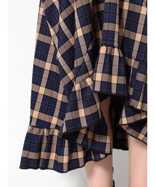 jouetie（ジュエティ）の「チョーカーアシメワンピース（ワンピース・イエロー/ブラック/ベビーピンク/ネイビー・M）」の14枚目の写真