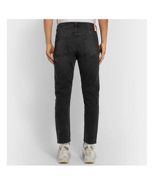 Acne Studios（アクネストゥディオズ）の「Acne Studios River Cropped Slim-Fit Denim Jeans（デニムパンツ・メンズ・Black・31w 32l/30w 32l/34w 32l/29w 32l/34w 34l/33w 32l/36w 34l/32w 32l/32w 34l）」の2枚目の写真
