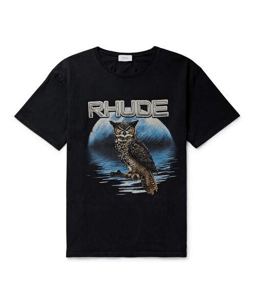 RHUDE（ルード）の「Rhude Printed Cotton-Jersey T-Shirt（Tシャツ ...