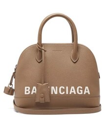 Balenciaga - Ville Medium Leather Cross Body Bag - Womens - Mid Beige