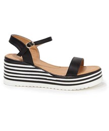 Forever 21 Striped Trim Wedges