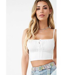 Forever 21 Self-Tie Cropped Cami