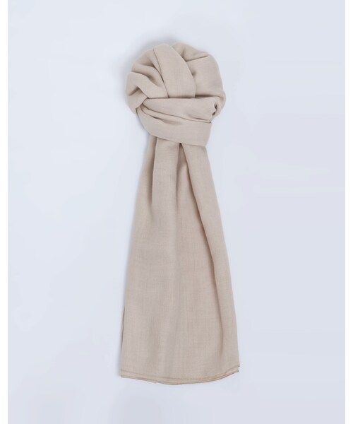 MEIER.Q（マイヤーキュー）の「BASIC SCARF（アクセサリー・レディース・杏/芥黃/粉橘/果綠・F）」の4枚目の写真