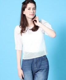 JEANASIS | シアーチェックシャツプルオーバーSS(トップス)